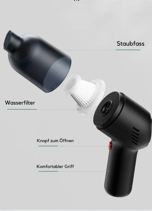 Handstaubsauger | Kabelloser Handstaubsauger mit 8000 Pa Saugleistung