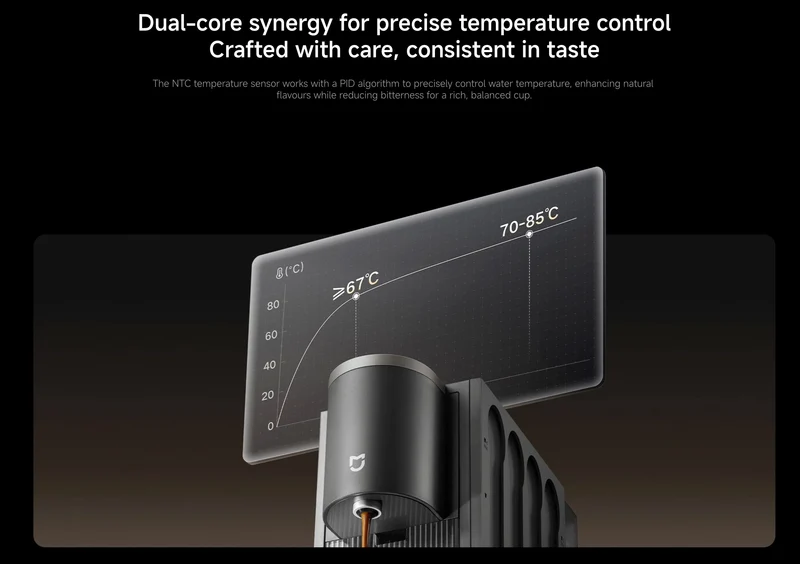 Xiaomi Mijia Capsule Coffee Machine S1 Home One-key Portable Extraction Dual Drive Precision Temperature Control Machine