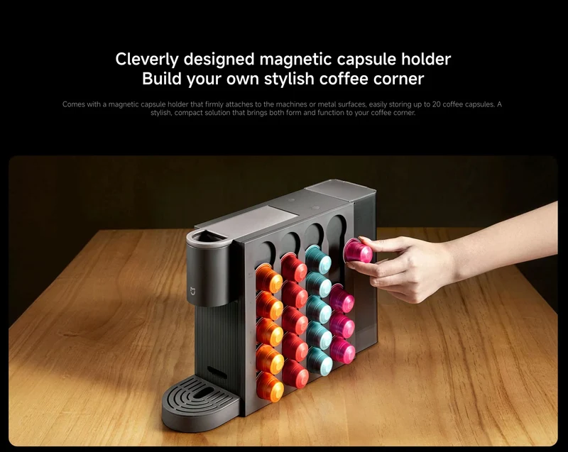 Xiaomi Mijia Capsule Coffee Machine S1 Home One-key Portable Extraction Dual Drive Precision Temperature Control Machine