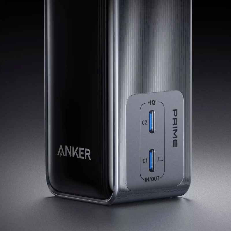Anker A1339 Prime Power Bank Foldable-Plug Fusion 9600mAh – 65W