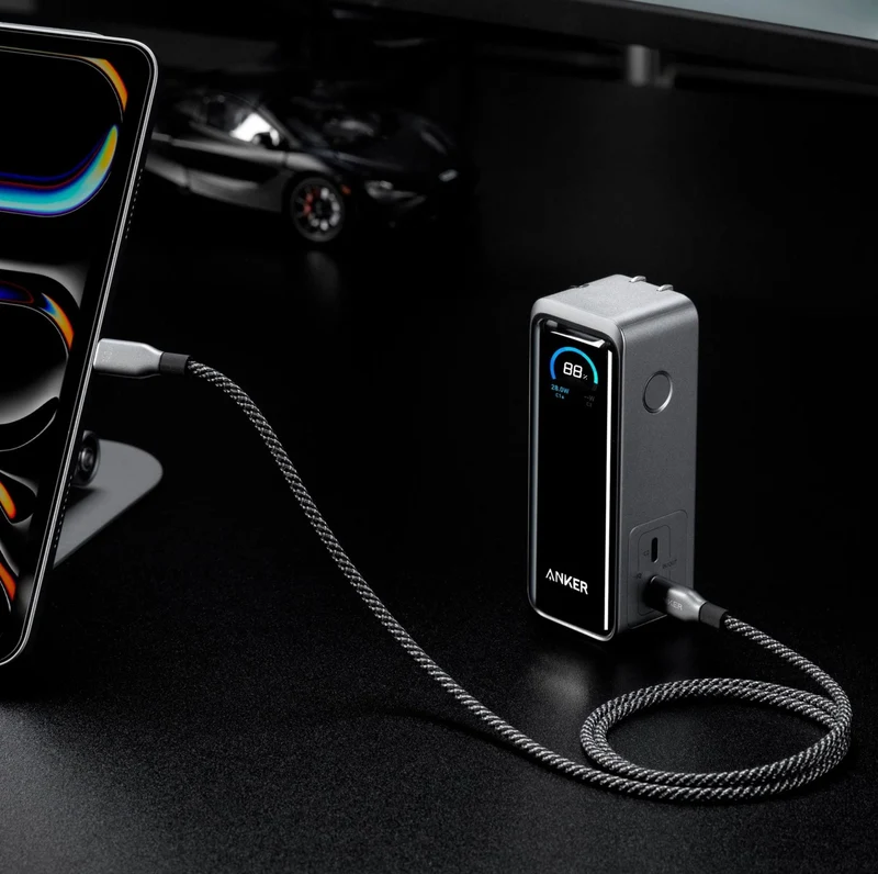 Anker A1339 Prime Power Bank Foldable-Plug Fusion 9600mAh – 65W