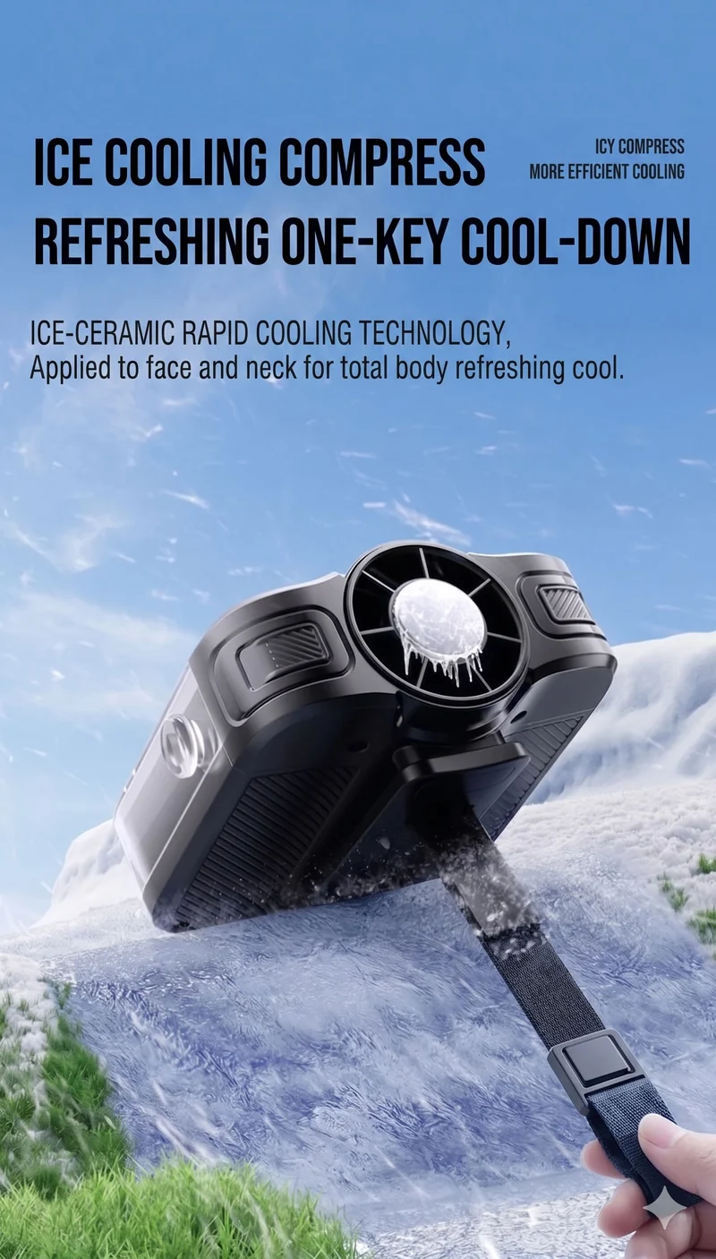 ChuDian Waist-Mounted Portable & Rechargeable Body Cooler Fan