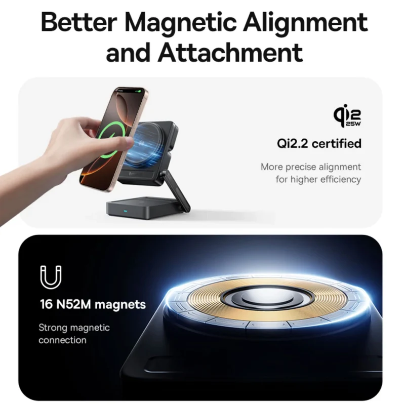 Baseus PicoGo AF21 3-in-1 Qi2.2 Wireless Charger