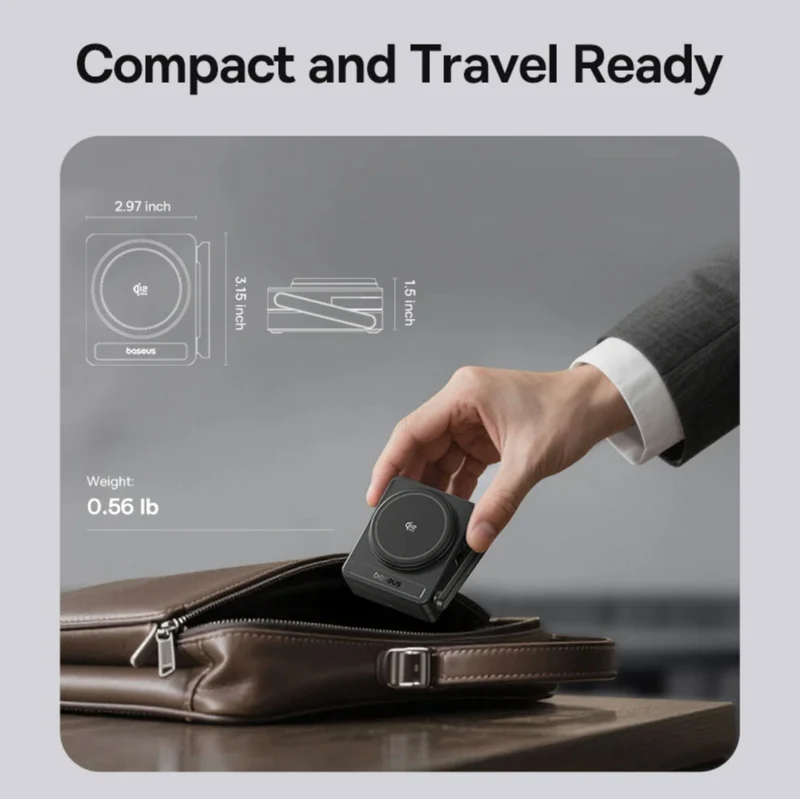 Baseus PicoGo AF21 3-in-1 Qi2.2 Wireless Charger