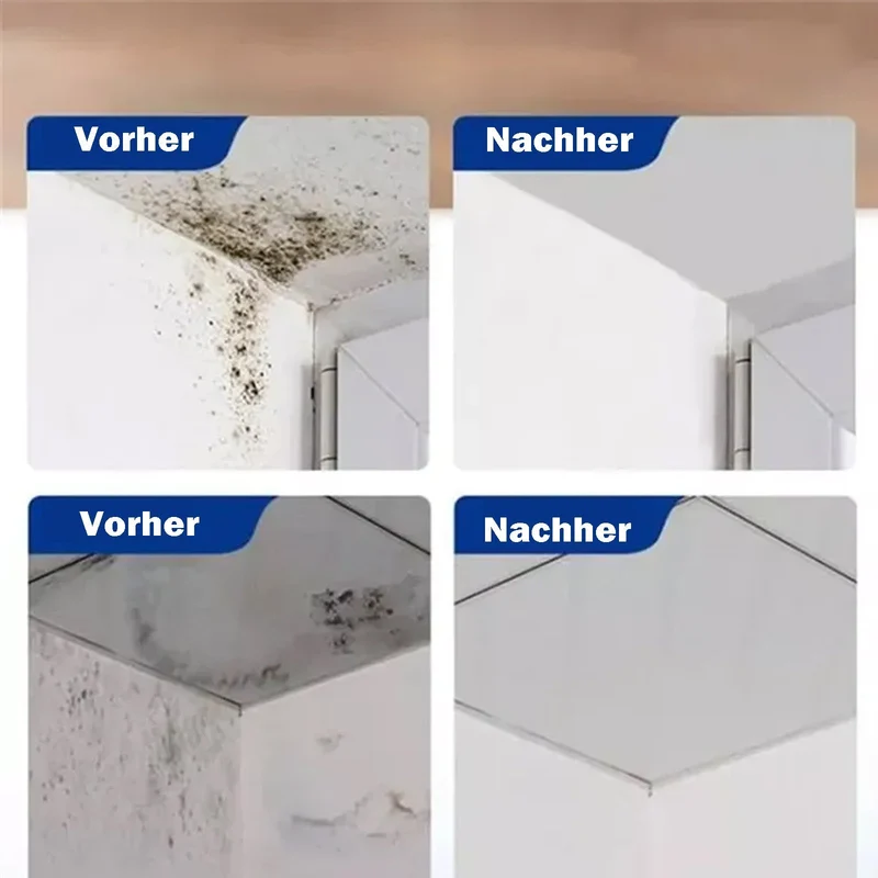 Schimmelentferner Spray | Flüssiger Reiniger für Wände, Fugen, Silikon und Tapeten im Innen- und Außenbereich