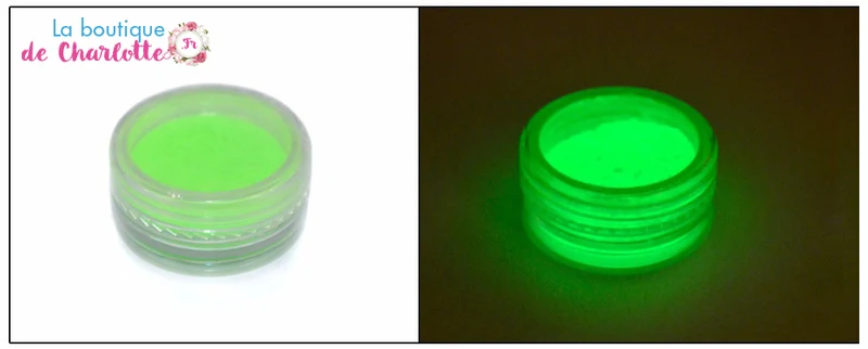 POUDRE PHOSPHORESCENTE A ONGLES