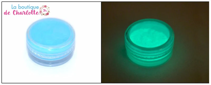 POUDRE PHOSPHORESCENTE A ONGLES