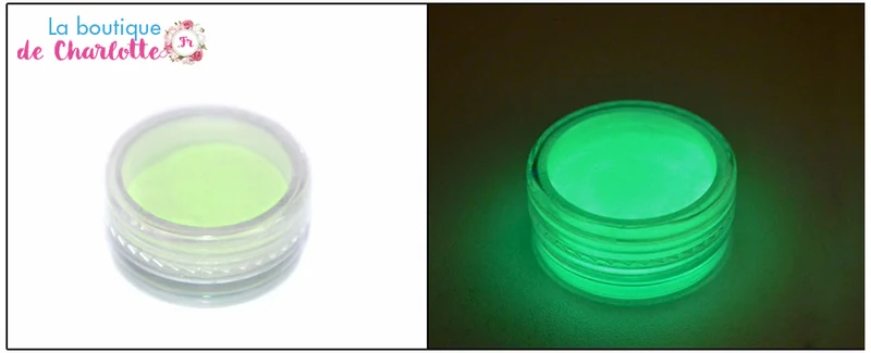 POUDRE PHOSPHORESCENTE A ONGLES