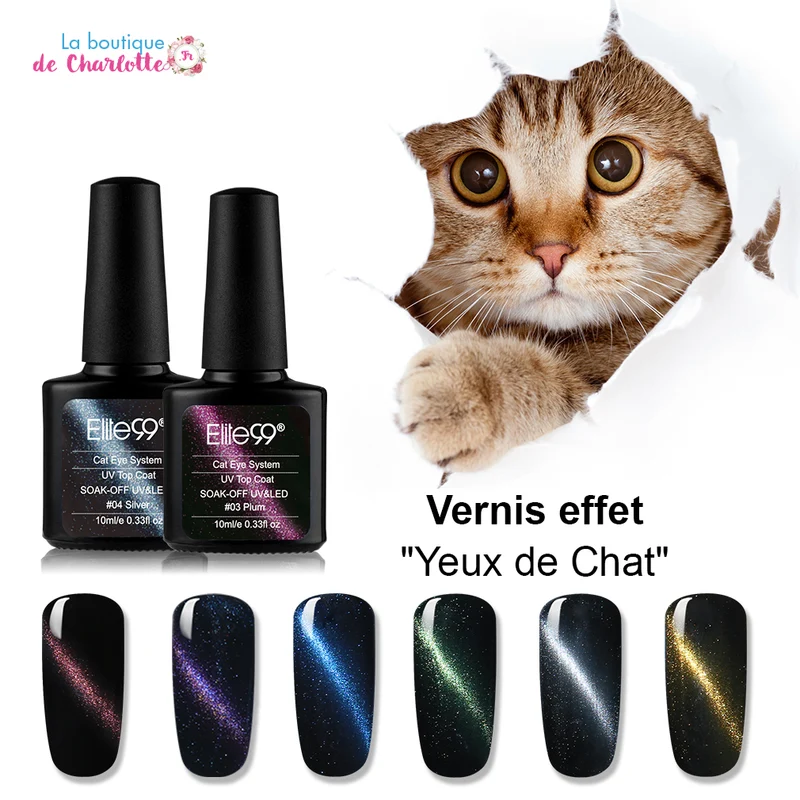 VERNIS EFFET MÉTALLIQUE POUR MANUCURE