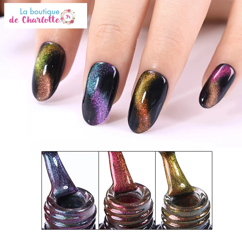 VERNIS EFFET MÉTALLIQUE POUR MANUCURE