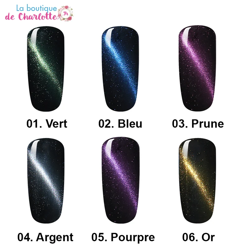 VERNIS EFFET MÉTALLIQUE POUR MANUCURE