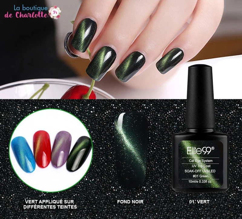 VERNIS EFFET MÉTALLIQUE POUR MANUCURE