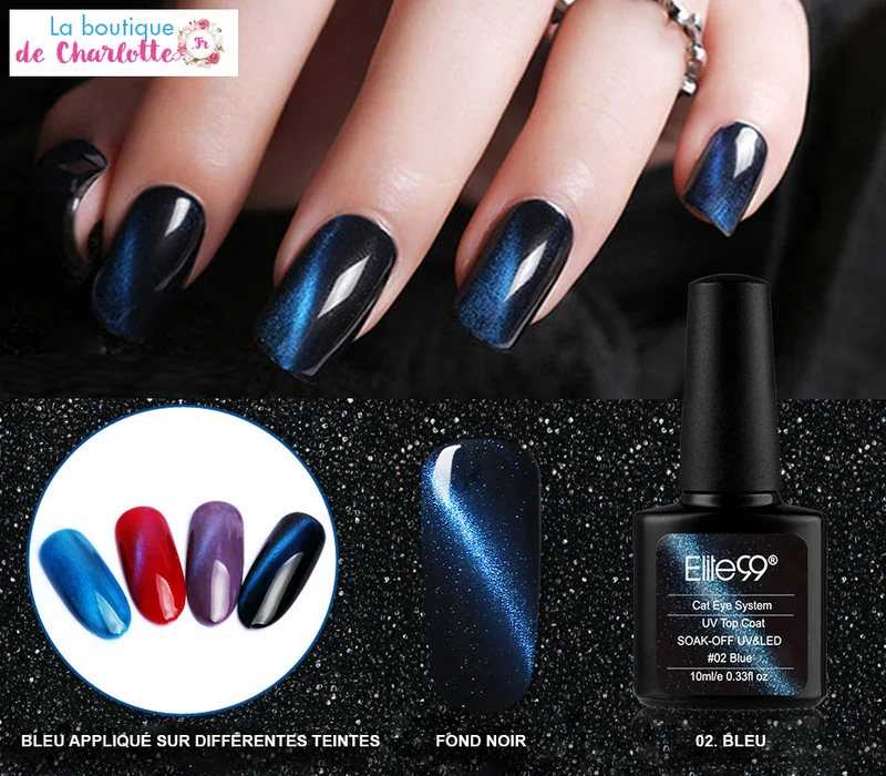 VERNIS EFFET MÉTALLIQUE POUR MANUCURE