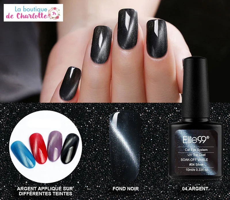 VERNIS EFFET MÉTALLIQUE POUR MANUCURE