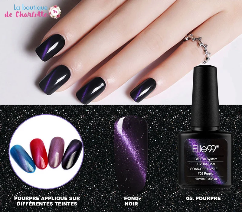 VERNIS EFFET MÉTALLIQUE POUR MANUCURE