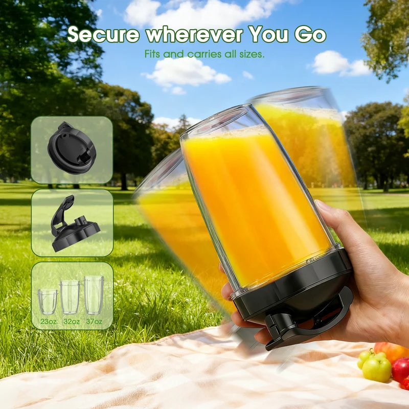 Teendow - Personal Blender 25000RPM Smoothie Blender Maker for Shakes and Smoothies with 3 Portable Cups for Frozen Drinks,Juice