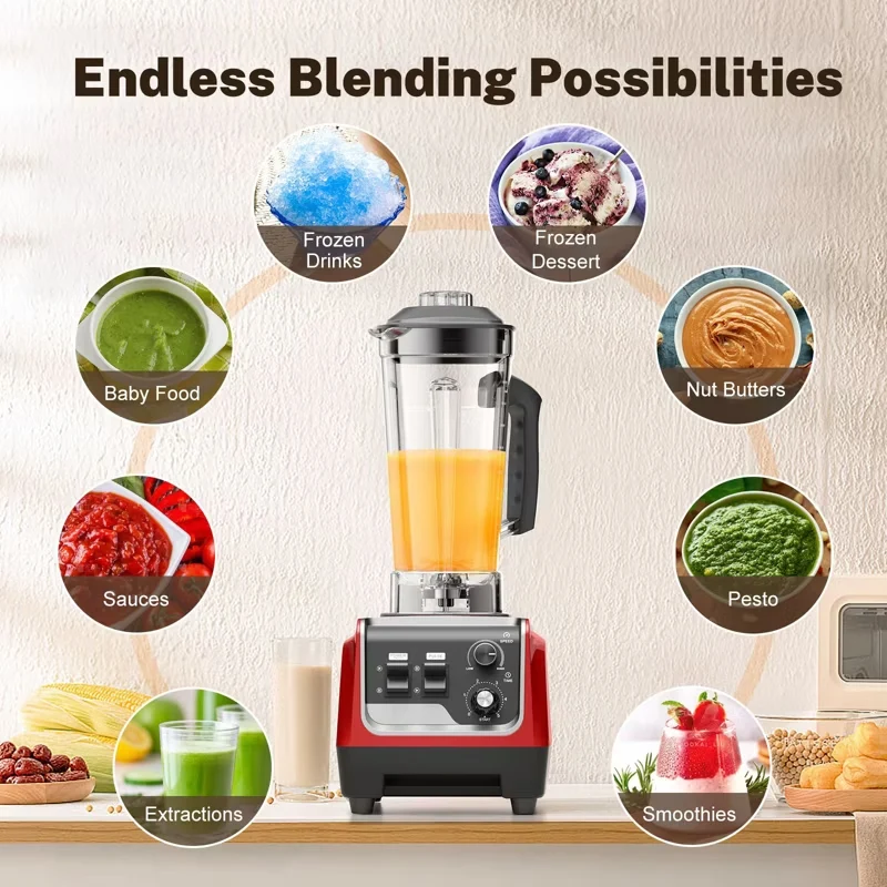 Teendow HS-206D 1800W Fruit Blender
