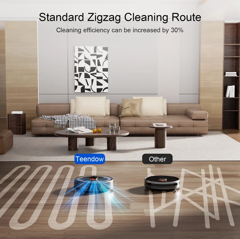 Teendow D10S 2-in-1 Robot Vacuum Cleaner