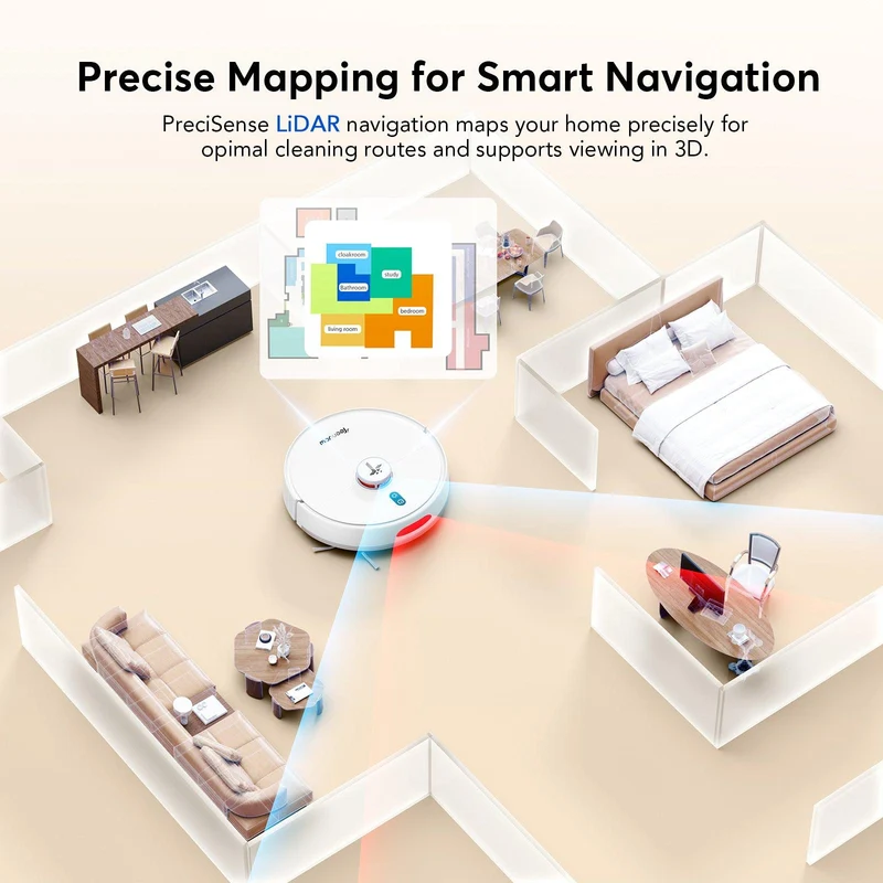 Teendow D20S Max Robot Vacuum Cleaner