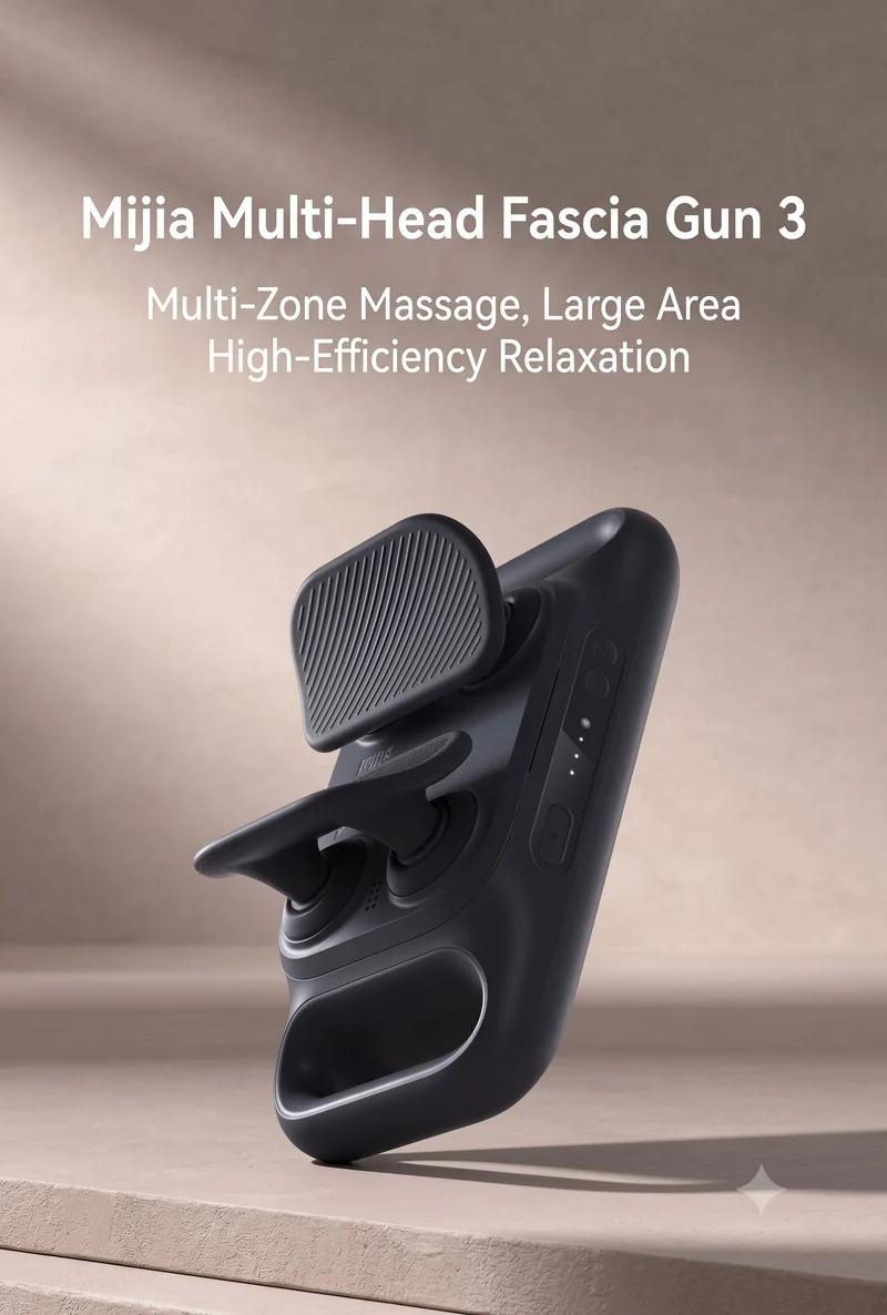 Xiaomi Mijia Multi-Head Massage Gun 3 for muscles back, legs, thigh, lumbar
