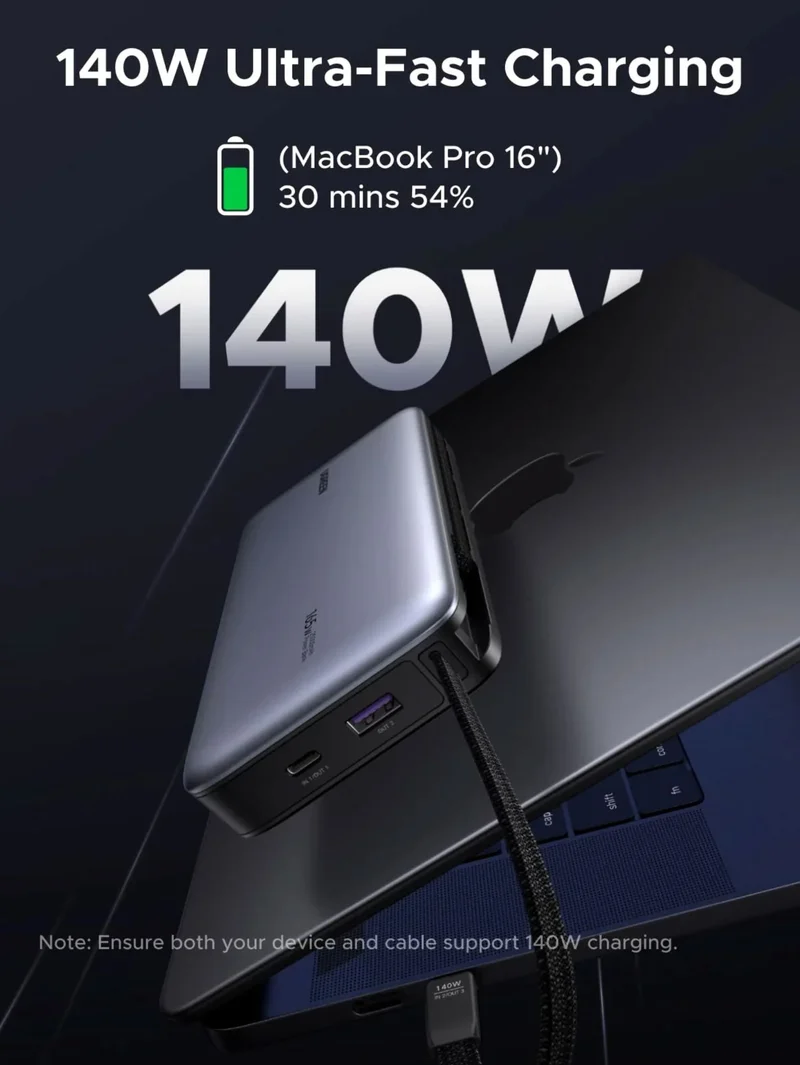 UGREEN Nexode PB552 55995B 25000mAh 165W Power Bank