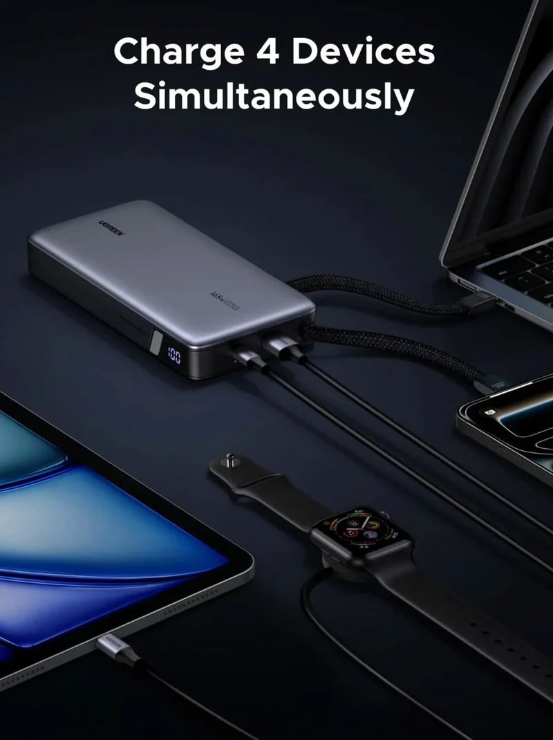 UGREEN Nexode PB552 55995B 25000mAh 165W Power Bank