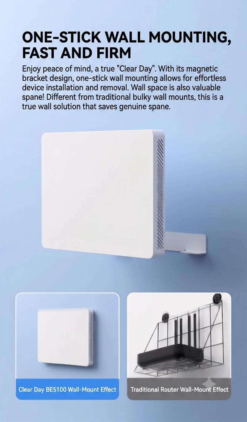 ZTE Qingtian BE5100 Wi-Fi 7 Dual-Band Router