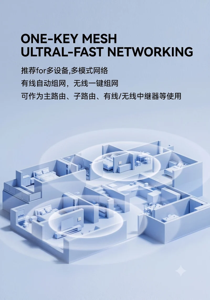ZTE Qingtian BE5100 Wi-Fi 7 Dual-Band Router
