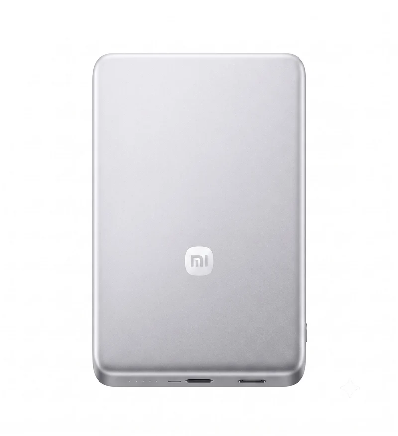 Xiaomi Ultra-thin Magnetic Power Bank 10000mAh 45W Silver White