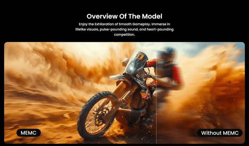 JMGO N1S Ultra, High Brightness & 300'' Screen, 4K Vivid Display, Pure Triple Laser, Dolby Audio