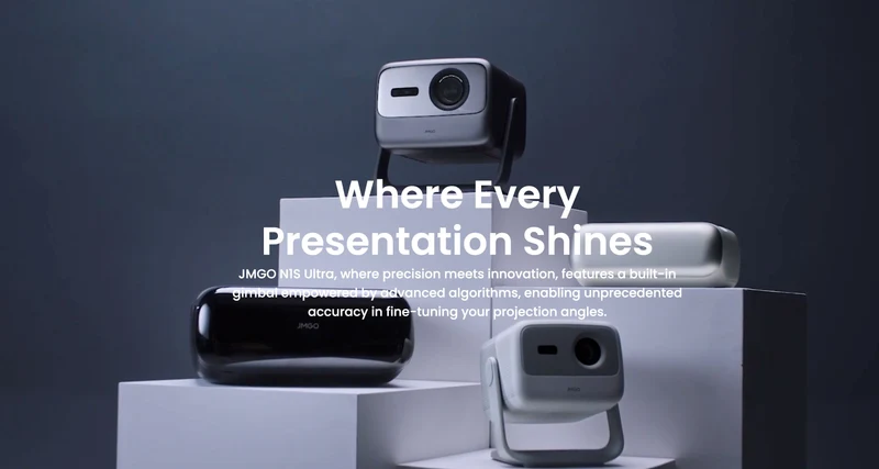 JMGO N1S Ultra, High Brightness & 300'' Screen, 4K Vivid Display, Pure Triple Laser, Dolby Audio