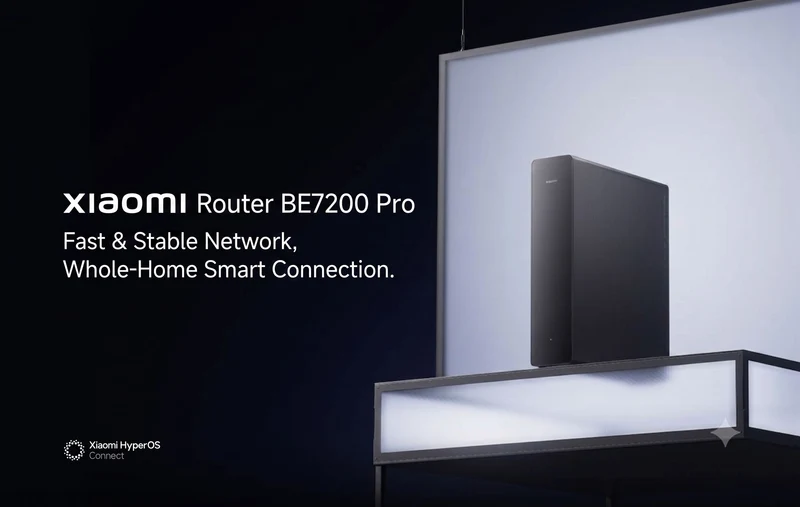 Xiaomi Router BE7200 Pro WiFi 7 AI Hub 1GB RAM 2.5G x 4 Adaptive Network Port Mesh Built-in Gateway