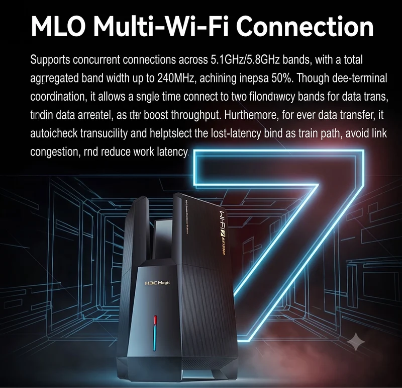 H3C Magic BE18000 Wi-Fi 70 Gigabit Router
