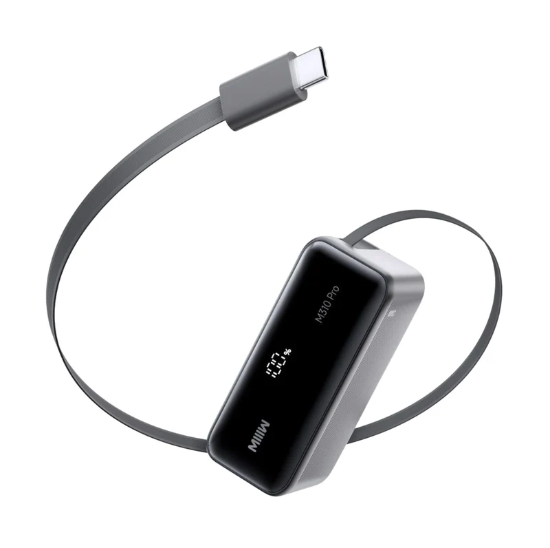 MIIIW Digital Display Fast Charging Power Bank M310 Pro 10000mAh 45W | Switch freely between mobile and desktop use