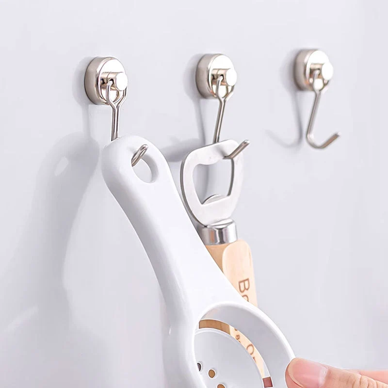 180° drehbarer Magnet-Haken | Starker Wandhaken ohne Bohren | 6–18 kg Tragkraft | Multifunktionaler Organizer