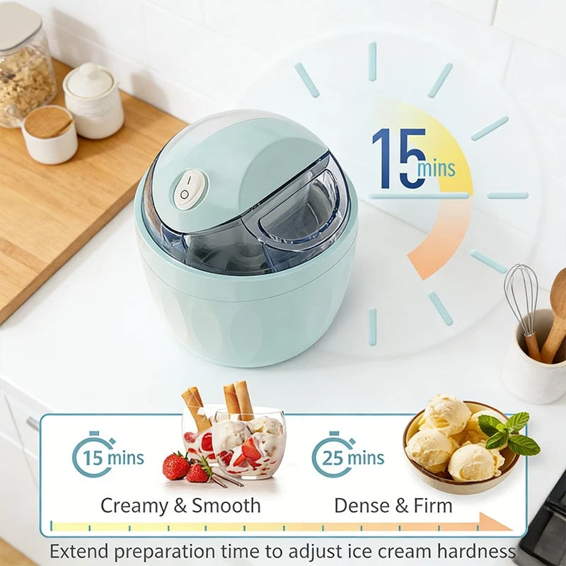 Dessertmaschine 3-in-1 für Eis, Sorbet & Joghurt | 500 ml | FrostellaWhirl