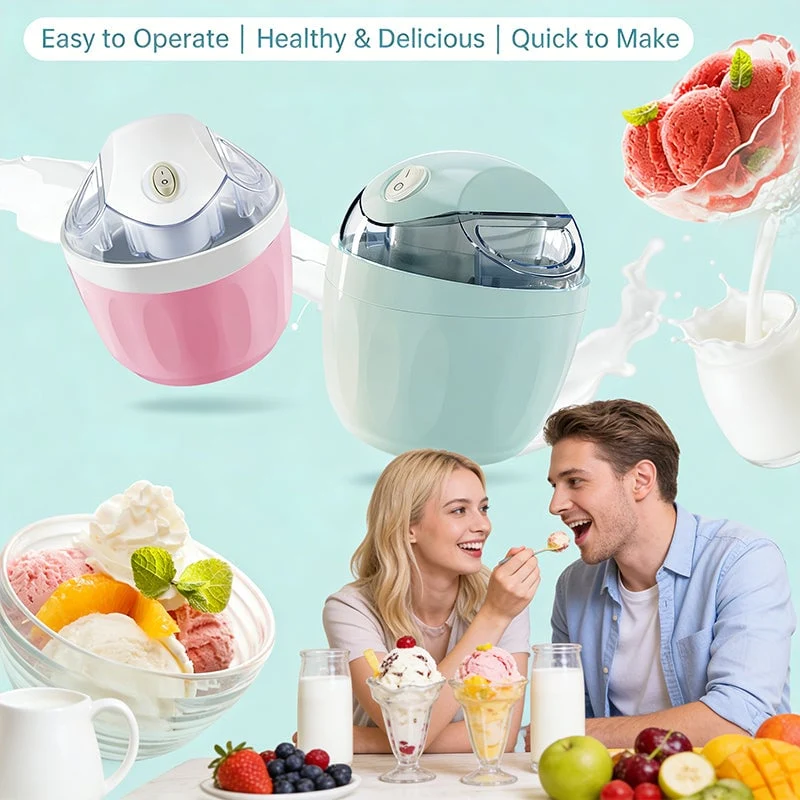 Dessertmaschine 3-in-1 für Eis, Sorbet & Joghurt | 500 ml | FrostellaWhirl