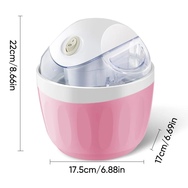 Dessertmaschine 3-in-1 für Eis, Sorbet & Joghurt | 500 ml | FrostellaWhirl
