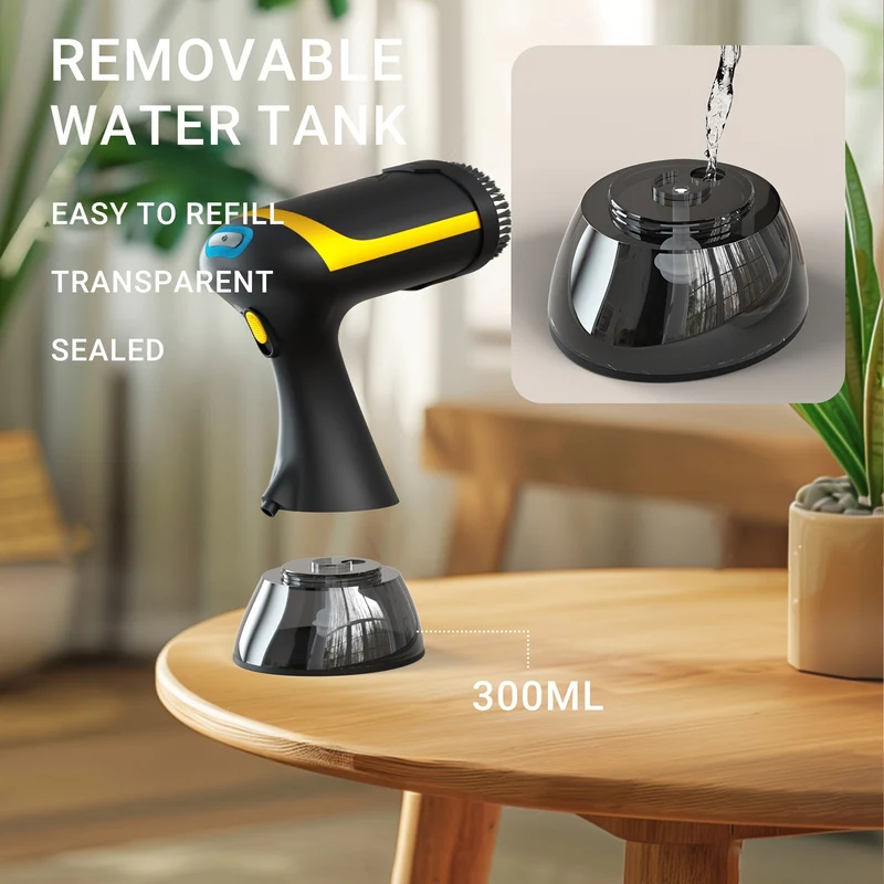 Handheld Dampfbügeleisen 1500W | schnell aufgeheizt, starke Dampfleistung | kompakt & leicht für Reisen | EU-Stecker