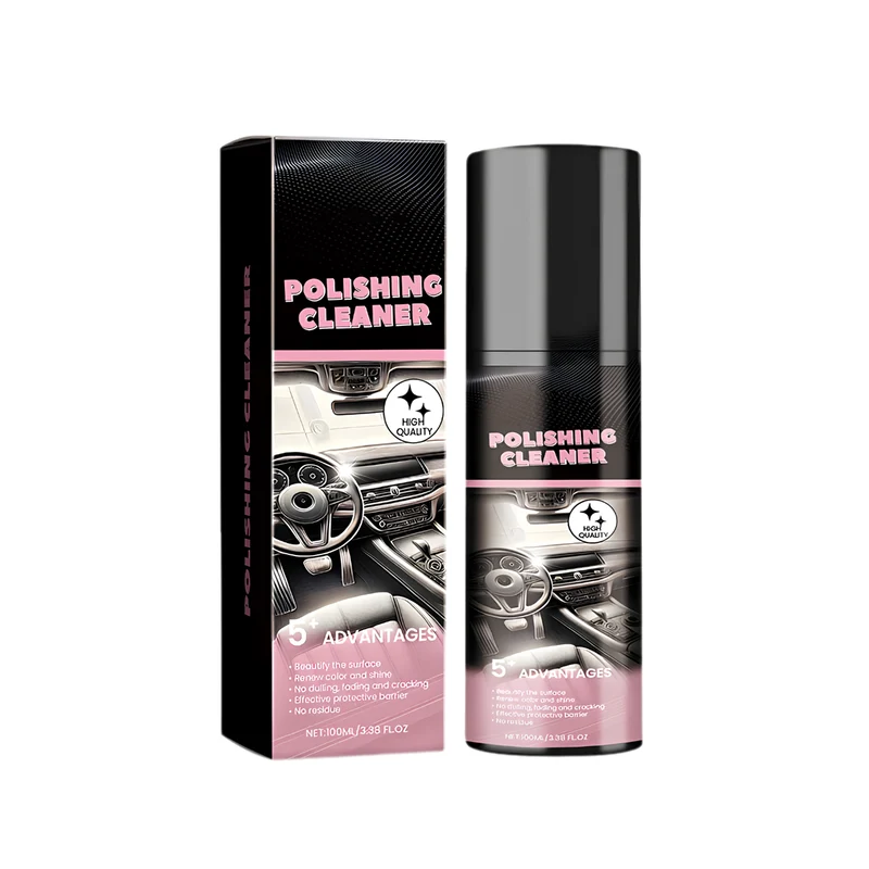 3-in-1 Auto-Innenraum-Politur 100 ml | Reinigt, schützt & bringt Glanz | Gegen Staub, Fett & Schmutz, einfache Anwendung