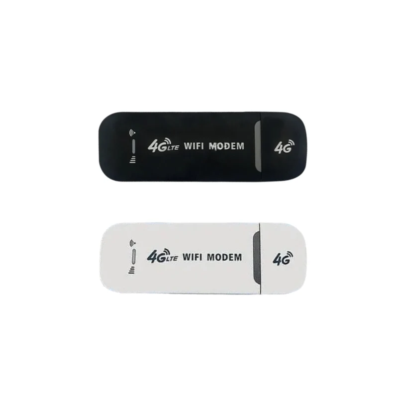 4G LTE USB WLAN Router | Hotspot für bis zu 10 Geräte, 150 Mbit/s | Plug & Play für Reise, Auto, Home-Office