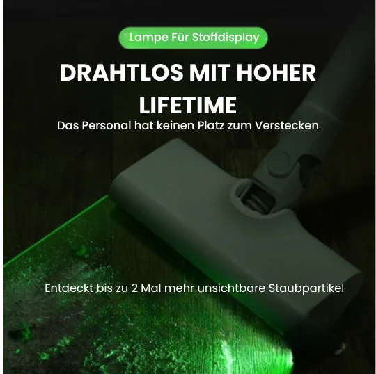 Universal Staubsaugeraufsatz | Laser-Staubsaugerkopf für Tiefenreinigung | Kompatibel mit allen Modellen