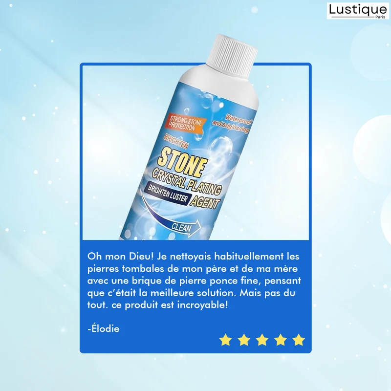 Steinreiniger Spray 100 ml gegen Rost & Oxidation | Für Granit, Marmor, Schiefer & Beton | Biologisch abbaubar, ungiftig | StoneGuard Pro