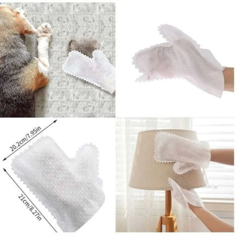 Reinigungshandschuh mit Mikrofasern & Bambusfasern | Nimmt Staub & Schmutz direkt auf | Kratzfrei & waschbar | 20+20 oder 40+40 Set