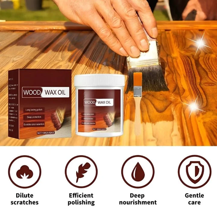 Holzschutzbeschichtung für Möbel & Böden | Wasserabweisend und fleckenhemmend | Schnelltrocknend mit transparenter Oberfläche | VividWood