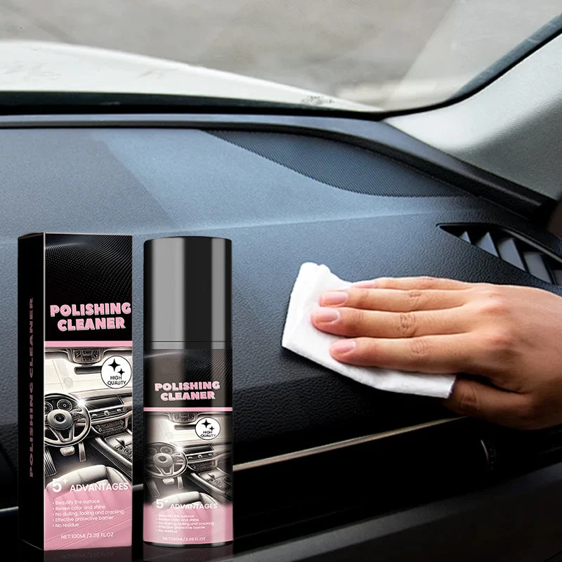 Auto-Innenraumreiniger Spray | Reinigt Armaturenbrett, Kunststoff & Innenverkleidungen | Entfernt Schmutz und Flecken | Mit antistatischem Effekt