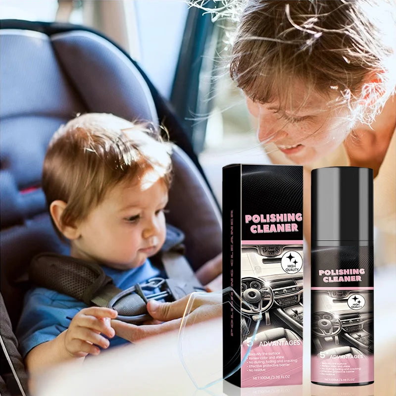 Auto-Innenraumreiniger Spray | Reinigt Armaturenbrett, Kunststoff & Innenverkleidungen | Entfernt Schmutz und Flecken | Mit antistatischem Effekt