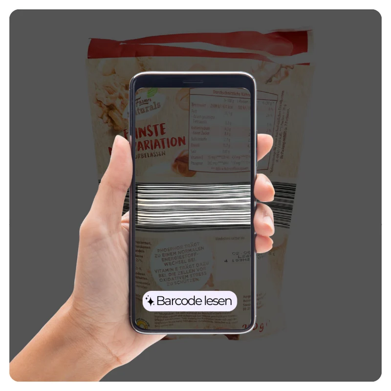 Intelligente Küchenwaage | Mit App & KI-Lebensmittelerkennung | Präzises Kalorien-Tracking