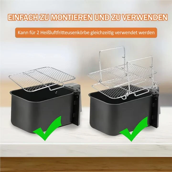 KnusprigesGestell™ Platzsparender Designvorteil