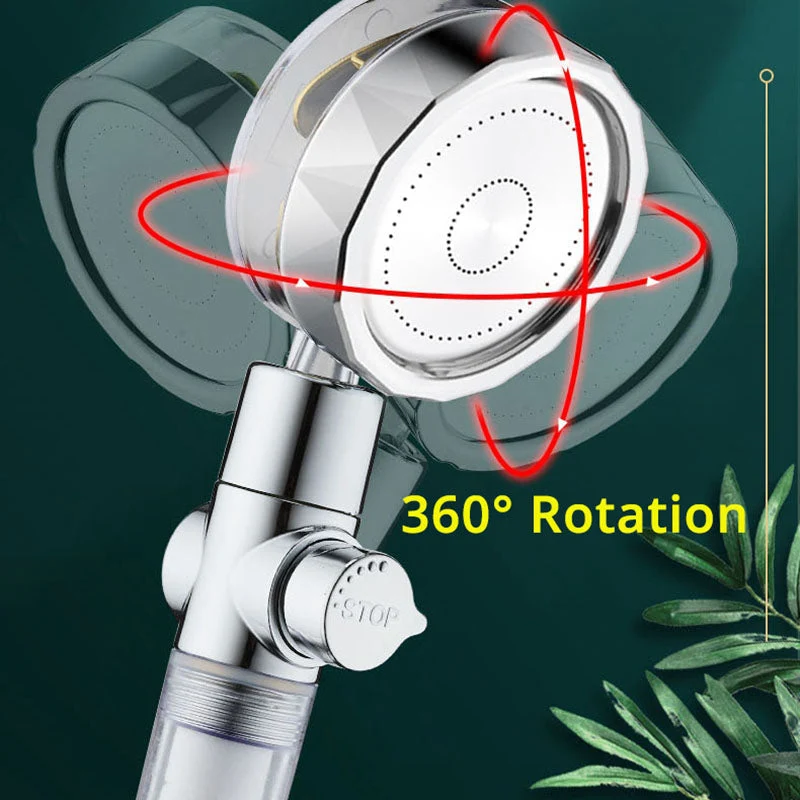 Turbo Duschkopf mit Filter | Hoher Wasserdruck | Spart Wasser & verbessert Haut & Haar